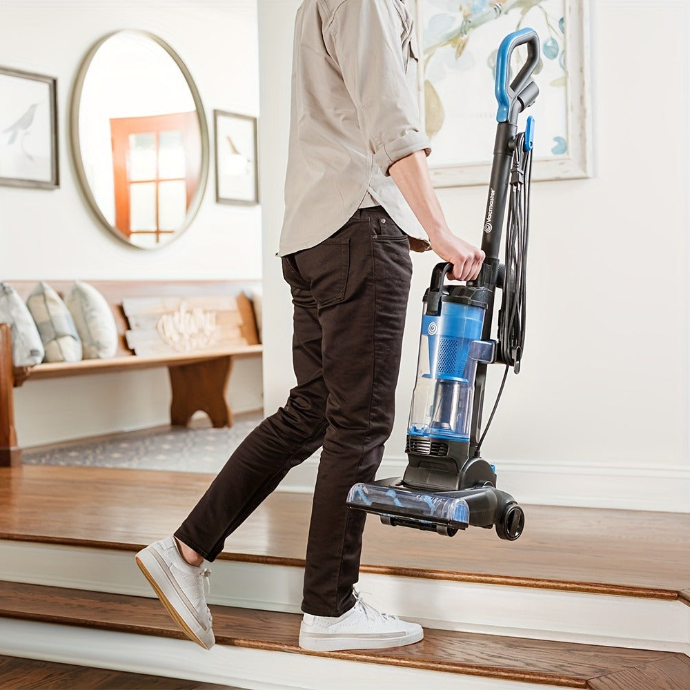 Bagless Upright Vacuum 1150W Cyclone Filtration Large Dust Cup 17ft Cord Corded Floor Cleaner for Carpet Hard Floor Pet Hair Home Deep Cleaning - product image 6