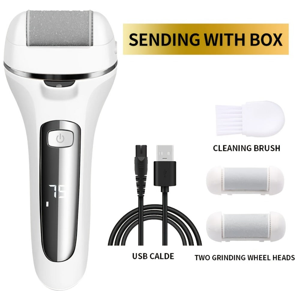 Electric Pedicure Foot File 10-in-1 Kit – Rechargeable with Digital Display, 3 Roller Heads, Dead Skin & Hard Skin Remover for Men & Women - product image 10