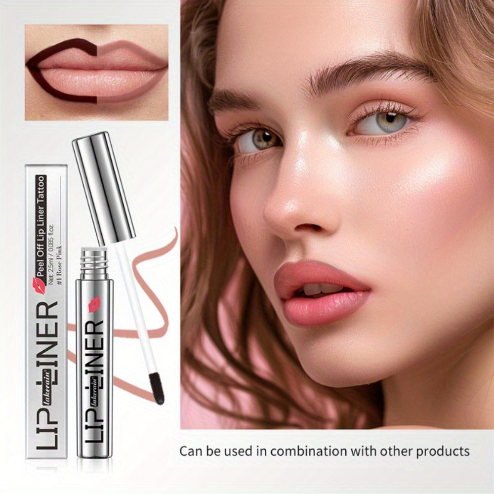 Lip Stain Pen Set 4 Colors 2-in-1 Lip Liner & Lip Tattoo — Waterproof Smudge-Proof Transfer-Resistant Matte Finish, Natural Acid Formula Long-Lasting All-Day Wear Lip Color for All - product image 8