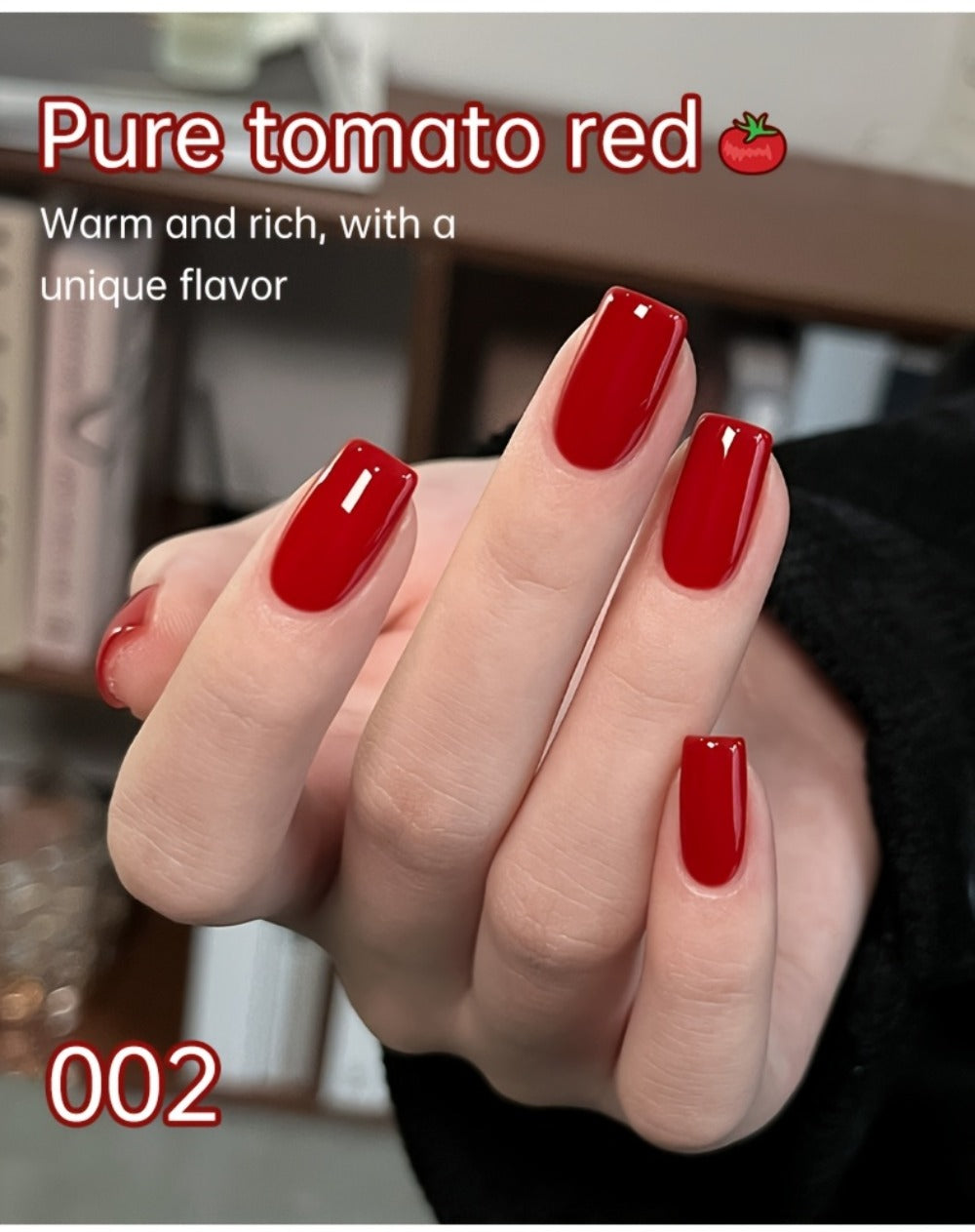 Gradient Gel Nail Polish Set 9pcs Ancola Red Collection – High Saturation Solid Gel, Shiny Gloss Finish, LED Curable Multifunctional Nail Gel | Spring Summer Ombre DIY Manicure Kit - product image 17