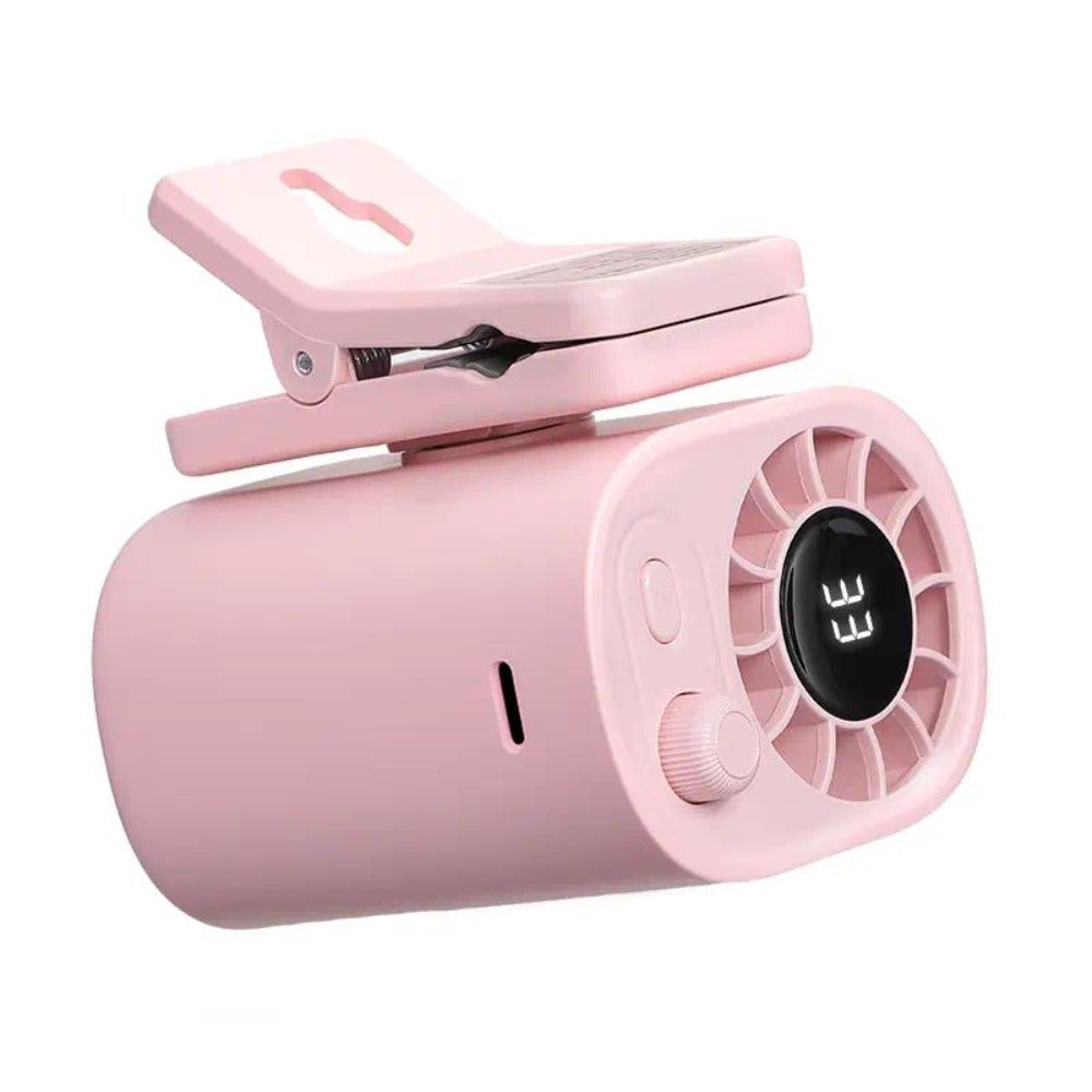 Clip-On Car Fan USB Rechargeable Sun Visor Fan Adjustable Speed Portable Quiet Mini Cooling Fan for Car Truck SUV Road Trip Summer Travel - product image 9