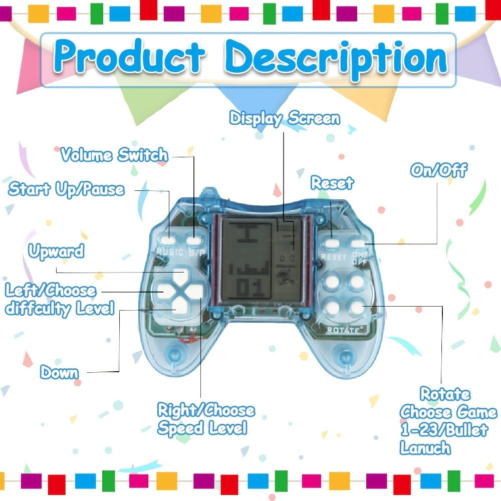 Bulk Mini Gaming Controller Party Favors for Kids & Boys, Birthday Goody Bag Stuffers, Classroom Prizes & Gamer Loot Bag Fillers – Video Game Keychains 12 Pack - product image 3