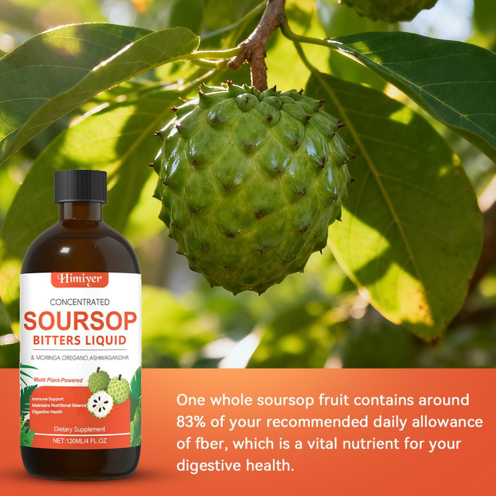 Soursop Bitters Liquid Herbal Supplement – Gut Health Support with Moringa, Oregano & Ashwagandha | Sugar-Free Vegan Formula for Sensitive Stomachs & Vitality | ShopVora UK - product image 13