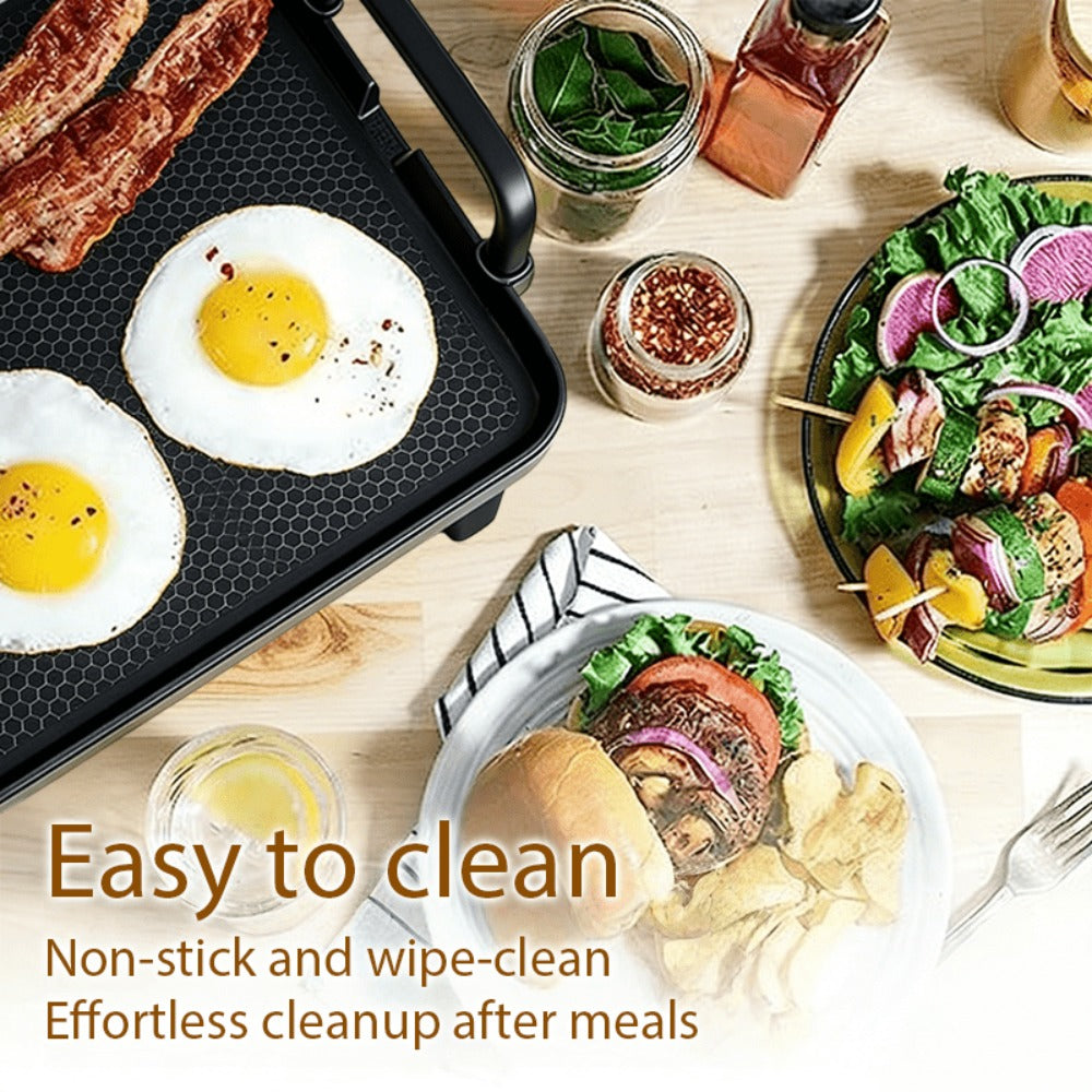 Electric Griddle with Non-Stick Coating - Large Submersible Cooking Surface, Make 15 Eggs at Once, Hassle-Free Cleanup, 2 Sizes Available - Perfect for Breakfast, Pancakes & Family - product image 7