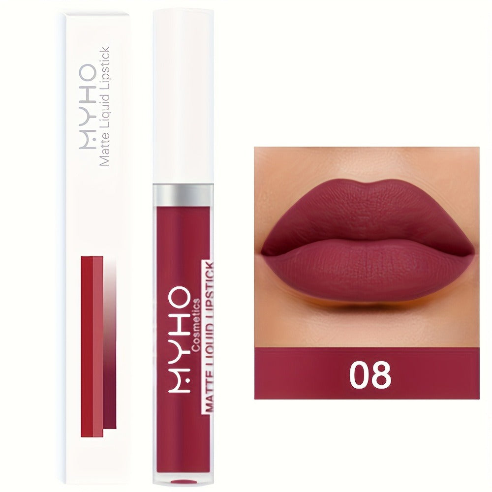 Velvet Matte Lip Gloss Set 9pcs — Waterproof High Pigment Non-Stick Lip Glaze, Long-Lasting Creamy Formula for All Skin Tones, 18 Shades, Perfect Makeup Gift for Women - product image 14