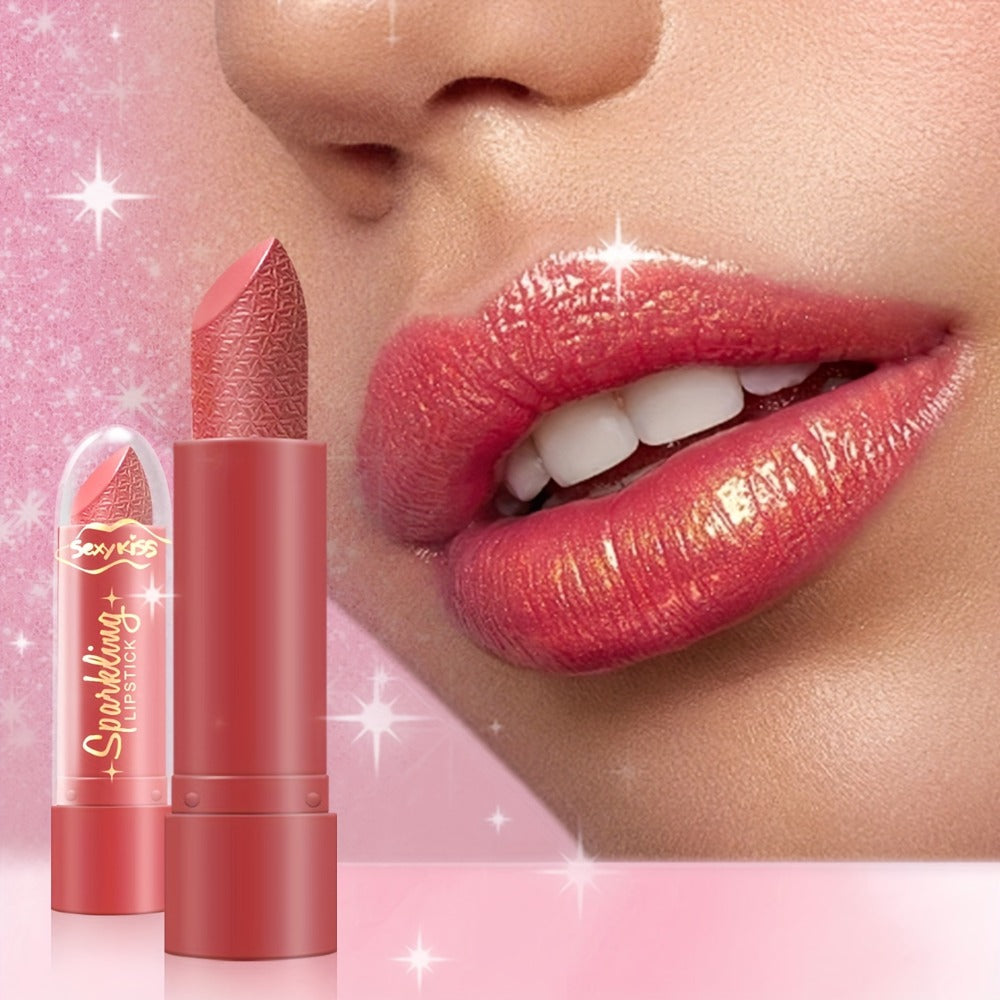 Glossy Shimmer Lipstick Gift Box Set 6PCS – Water-Resistant Long-Lasting Shimmering Lip Color in Assorted Shades, Buildable Pigment Luminous Finish Lipstick Collection for Women Al - product image 2