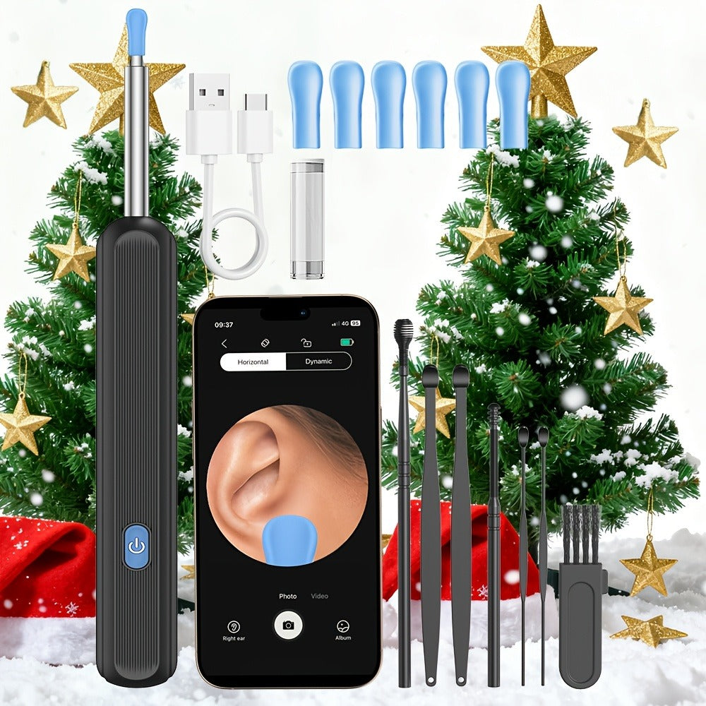 1080P Ear Wax Removal Tool with Camera – Wi-Fi Ear Cleaning Kit with 6 Spoons & Tweezers, Rechargeable, Visual Ear Cleaner for Safe Ear Care at Home - product image 9
