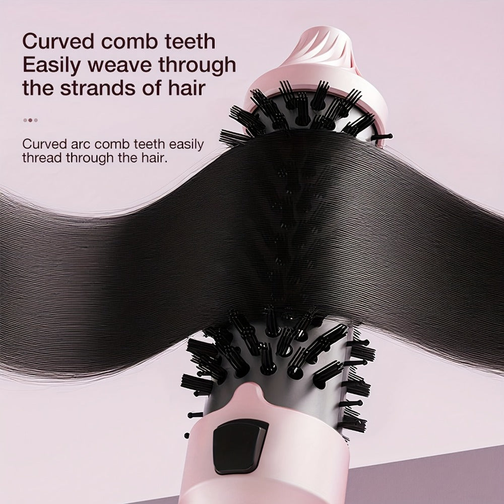 2-in-1 Hot Air Brush Straightener & Curler with Negative Ion Technology – Frizz-Free Blowout Brush with Adjustable Temp Control, Lightweight Travel Hair Styling Tool for All Hair T - product image 9