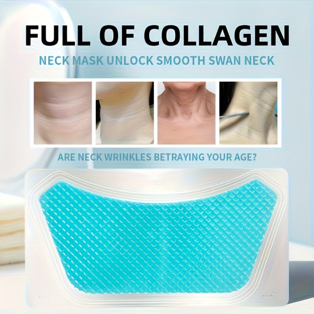 Bio Collagen Neck Lift Mask 5 Pack - Moisturizing & Brightening Gel Patches | Anti-Wrinkle, Anti-Aging, Firming Neck Skincare Treatment - product image 6