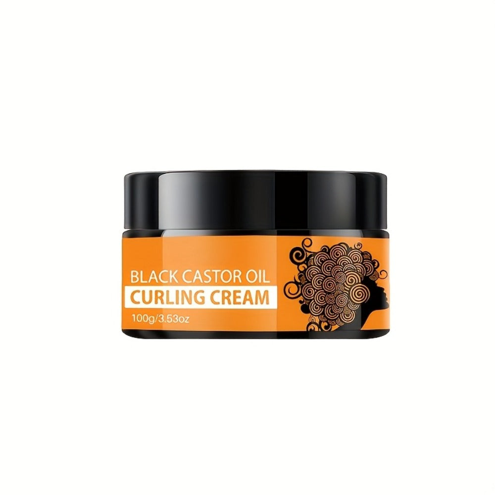 Castor Oil Curl Defining Cream 2-Pack — Deep Moisture Repair Curl Styler with Rosemary & Coconut Oil, Frizz Control, Elastin Boost for Wavy Curly Coarse Hair, Holiday Gift Set - product image 10
