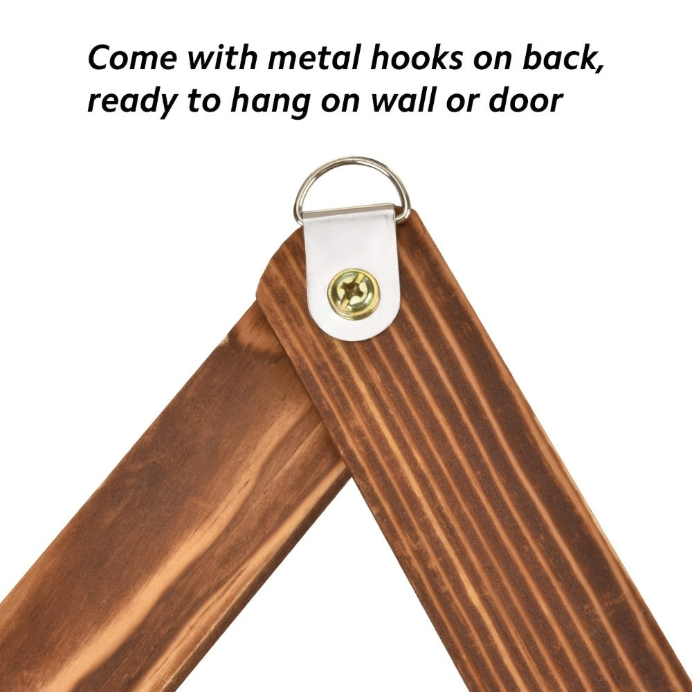 Wall Hat Rack Expandable Wood Accordion Hanger - 13 Hooks for Baseball Caps Coats Scarves Jewelry, Vintage Entryway Hallway Organizer - product image 6