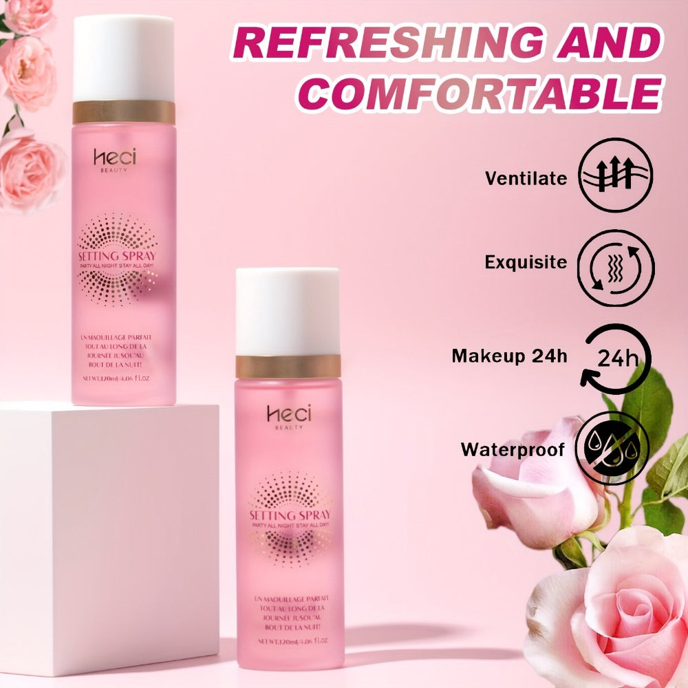 3-in-1 Makeup Setting Spray Prime Hydrate & Set Long-Lasting Waterproof Sweat-Proof Moisturizing Face Mist — Locks Makeup Flawless Finish All Skin Types All-Day Wear Women - product image 7