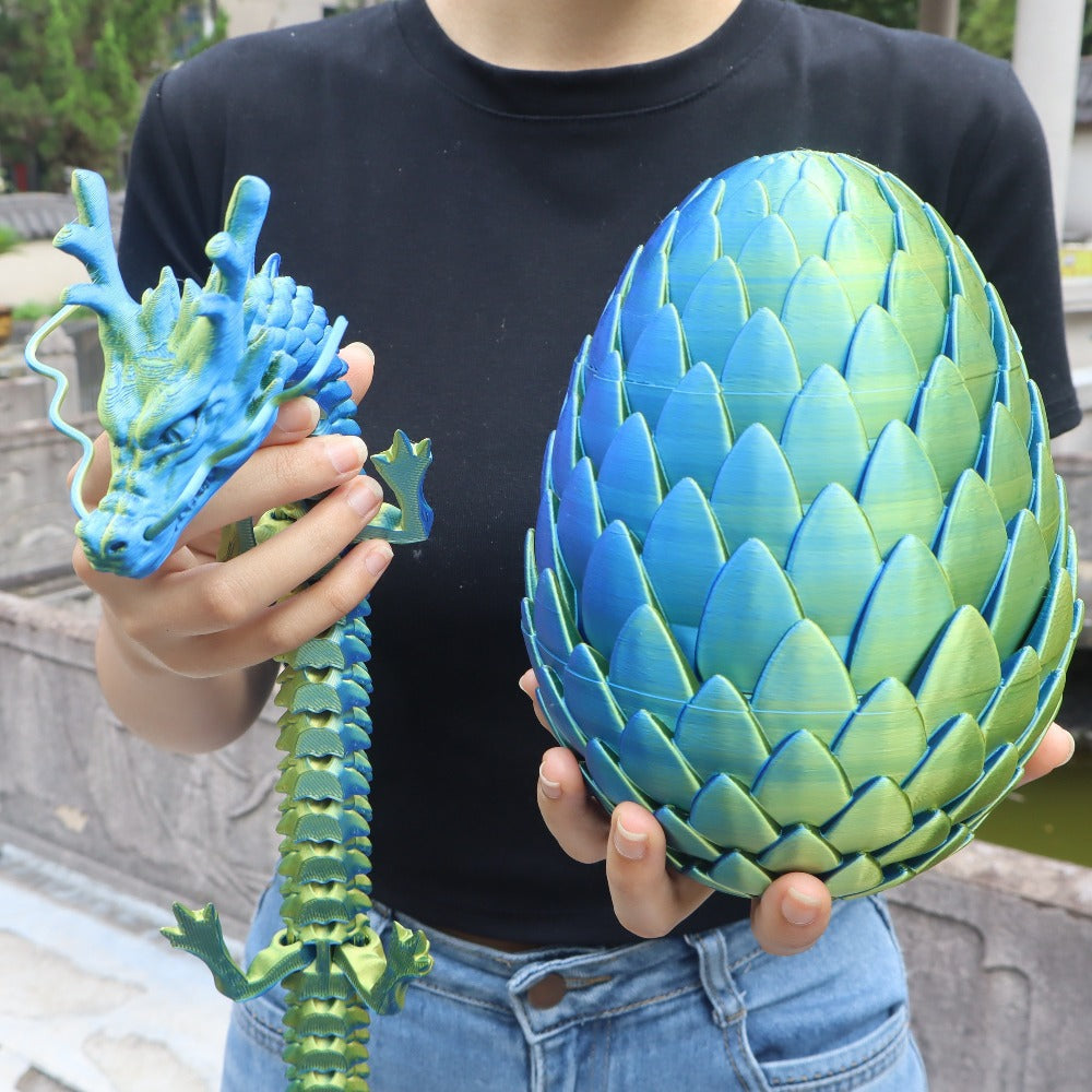 7.09in Scaled Egg + 23.62in Large Dragon Ornament, 10 Colors Rainbow Amethyst Crystal Fantasy Collector Gift for Adults Easter Valentine Birthday – Dragon Egg - product image 20