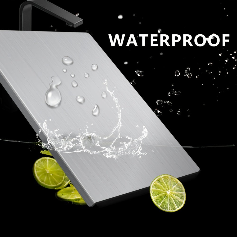 Stainless Steel Cutting Board Large Extra Thick 304 Food Grade Metal Chopping Board Non-Slip Butcher Block for Kitchen Meat Vegetables Fruits with Juice Groove - product image 4