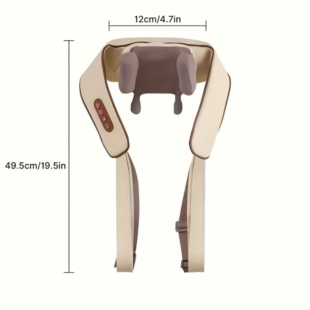 Neck Shoulder Massage Pillow 8D Deep Kneading Wireless Electric Back Massager Simulates Human Hands for Neck Shoulder Back Pain Relief Gift for Women Men - product image 15