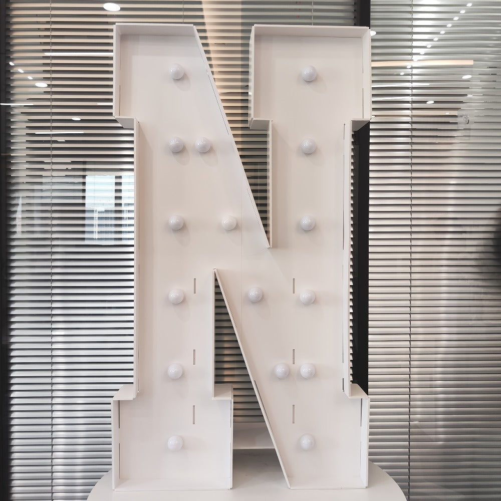 LED Letter Lights 4FT Tall Marquee Letter Lights A-Z Alphabet Light Up Letters with Cool White LED for Wedding, Birthday, Party, Proposal & Graduation Decor - product image 21