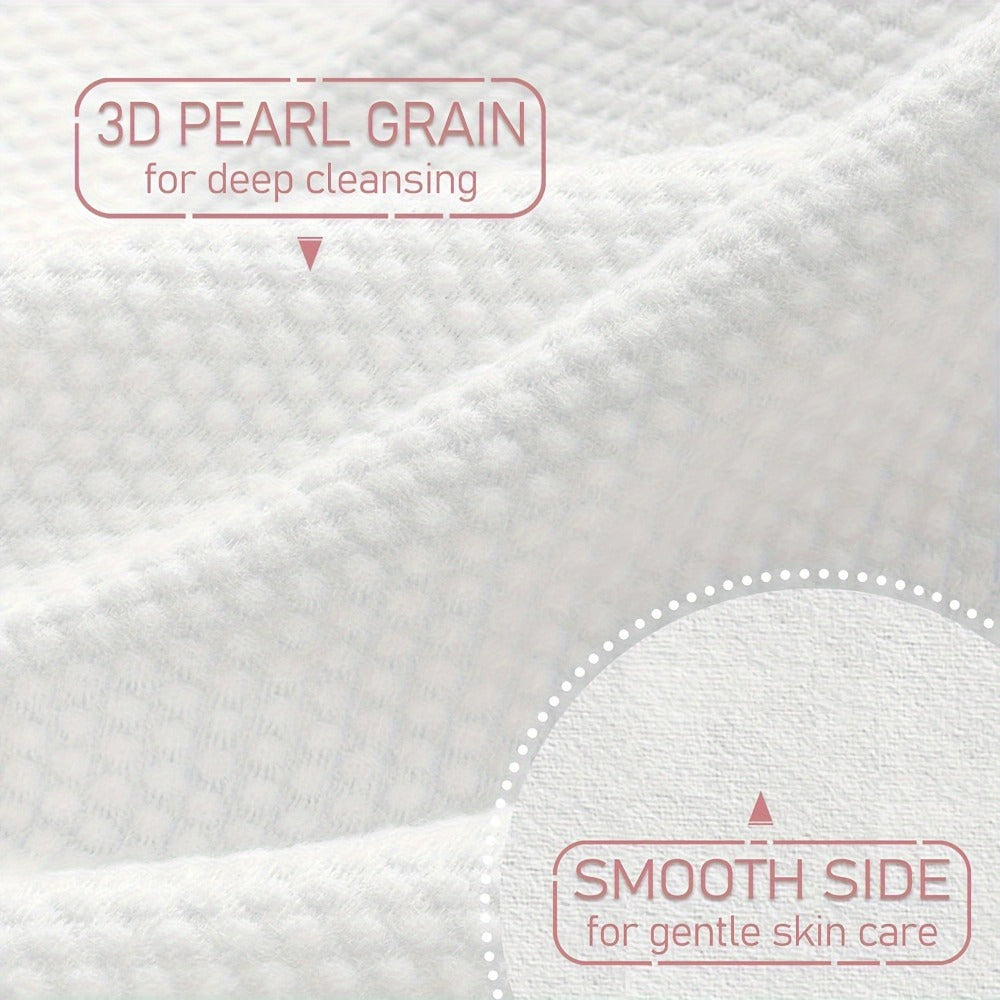 Disposable Cotton Face Towels 100% Pure Extra Thick Soft 10x12 Inch One Time Use Cleansing Towel for Sensitive Skin Baby Care Face Drying 50 100 200 Count - product image 2