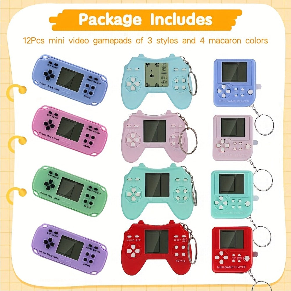 Multi-Color Gamer Controller Keychains Fidget Toys for Kids Birthday Bag Fillers, Easter Basket Stuffers & Classroom Prizes – Video Game Controller Keychain - product image 2