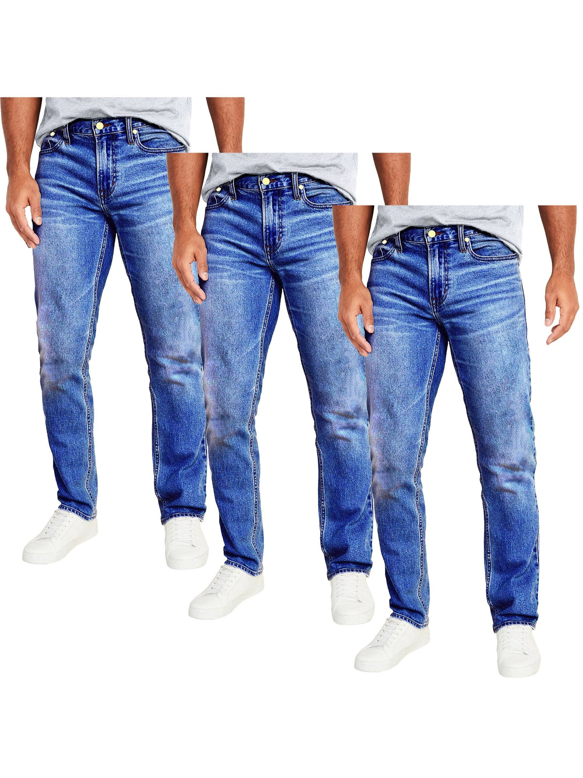 3-Pack Men's Flex Stretch Slim Straight Jeans - product image 7