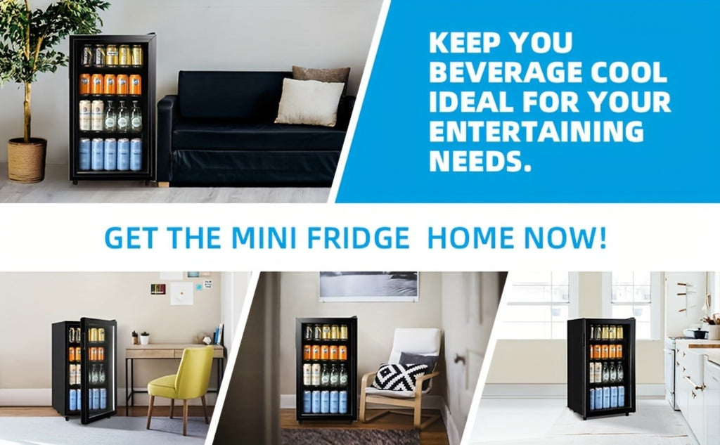 Beverage Refrigerator with Glass Door – Mini Fridge 2.0/3.5/4.0 Cu Ft, LED Lights, Adjustable Shelves, R600a Cooling for Beer, Wine & Drinks, Home, Office & Bar - product image 18