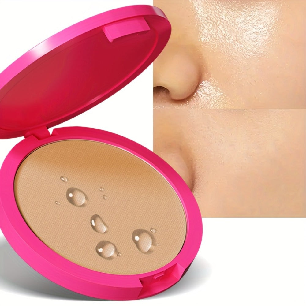 Waterproof Powder Foundation Matte Full Coverage Non-Cakey Formula 0.31oz Compact - Long-Lasting Shine Control for All Skin Types Light to Medium Tone, Everyday Office Outdoor Trav - product image 4