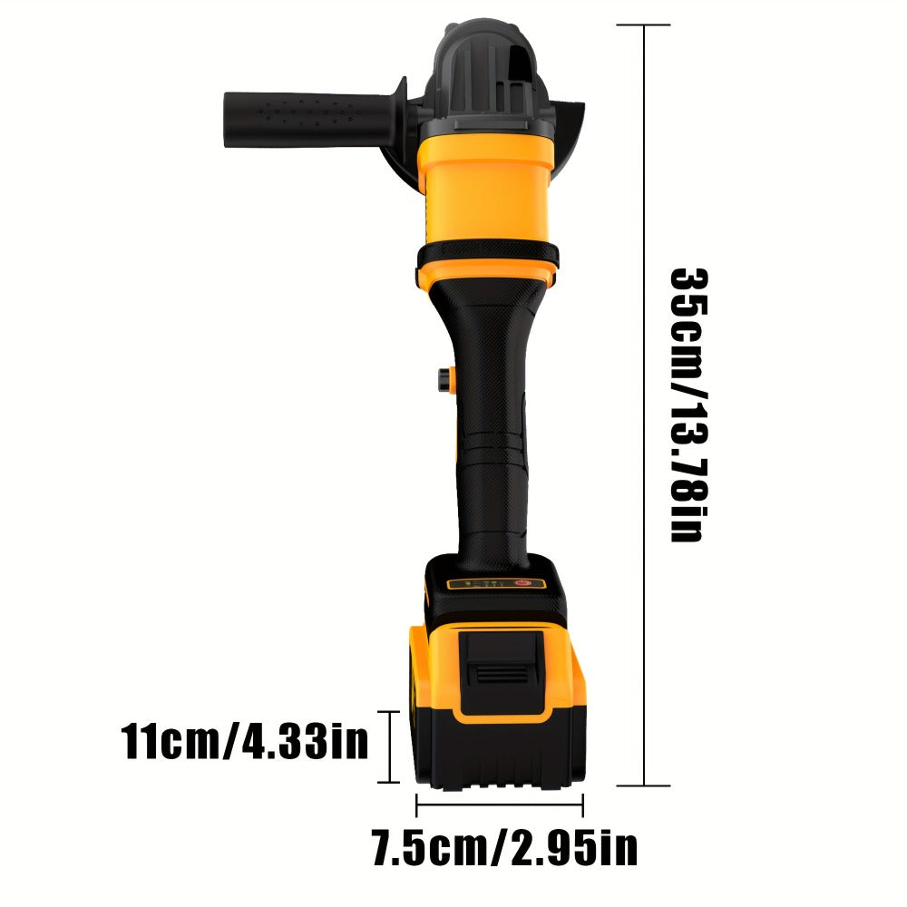 Rechargeable Angle Grinder Cordless Lithium Battery Polishing Rust Removal Tool Lightweight Handheld Grinder for Men Women - product image 3