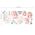 Peony Flower Window Glass Sticker – Anti-Collision Waterproof Decorative Glass Film, European Floral Wall & Window Decal for Home Decor, 17.7 x 47.2 Inches (2 Styles) - product image 19