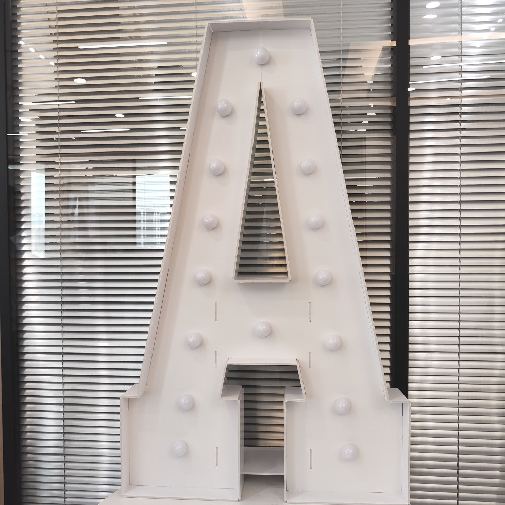 LED Letter Lights 4FT Tall Marquee Letter Lights A-Z Alphabet Light Up Letters with Cool White LED for Wedding, Birthday, Party, Proposal & Graduation Decor - product image 3