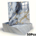 Peel and Stick Wall Tile Stickers Marble Pattern Self-Adhesive Waterproof Glossy Wallpaper 50/100Pcs for Kitchen Bathroom Living Room Home Decor - product image 27