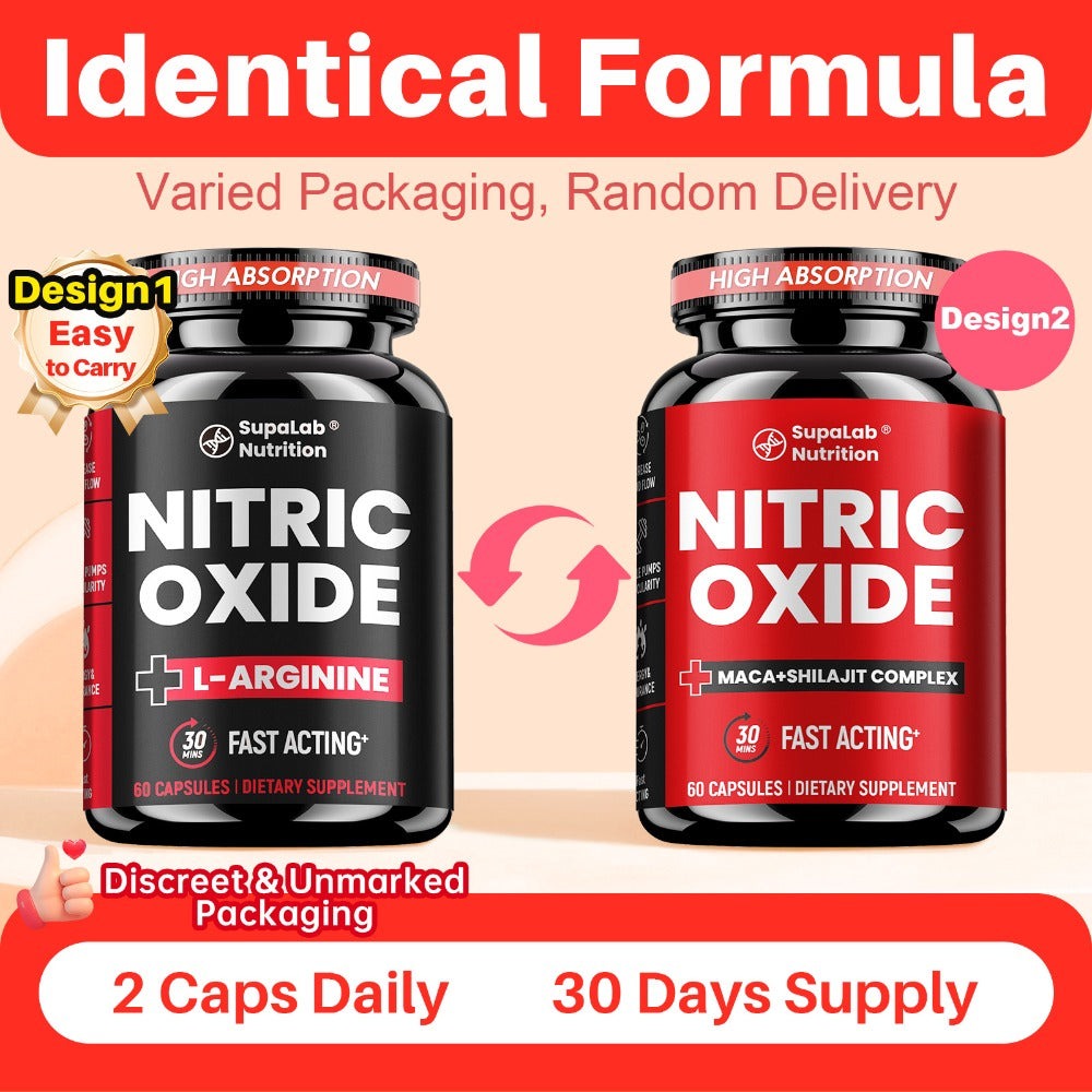 Nitric Oxide Supplement for Men with L-Arginine, L-Citrulline & Beetroot - Blood Flow, Energy & Focus Support - Men's Health Vitality Capsules - Buy 2 Get 1 Free Value Pack - product image 5