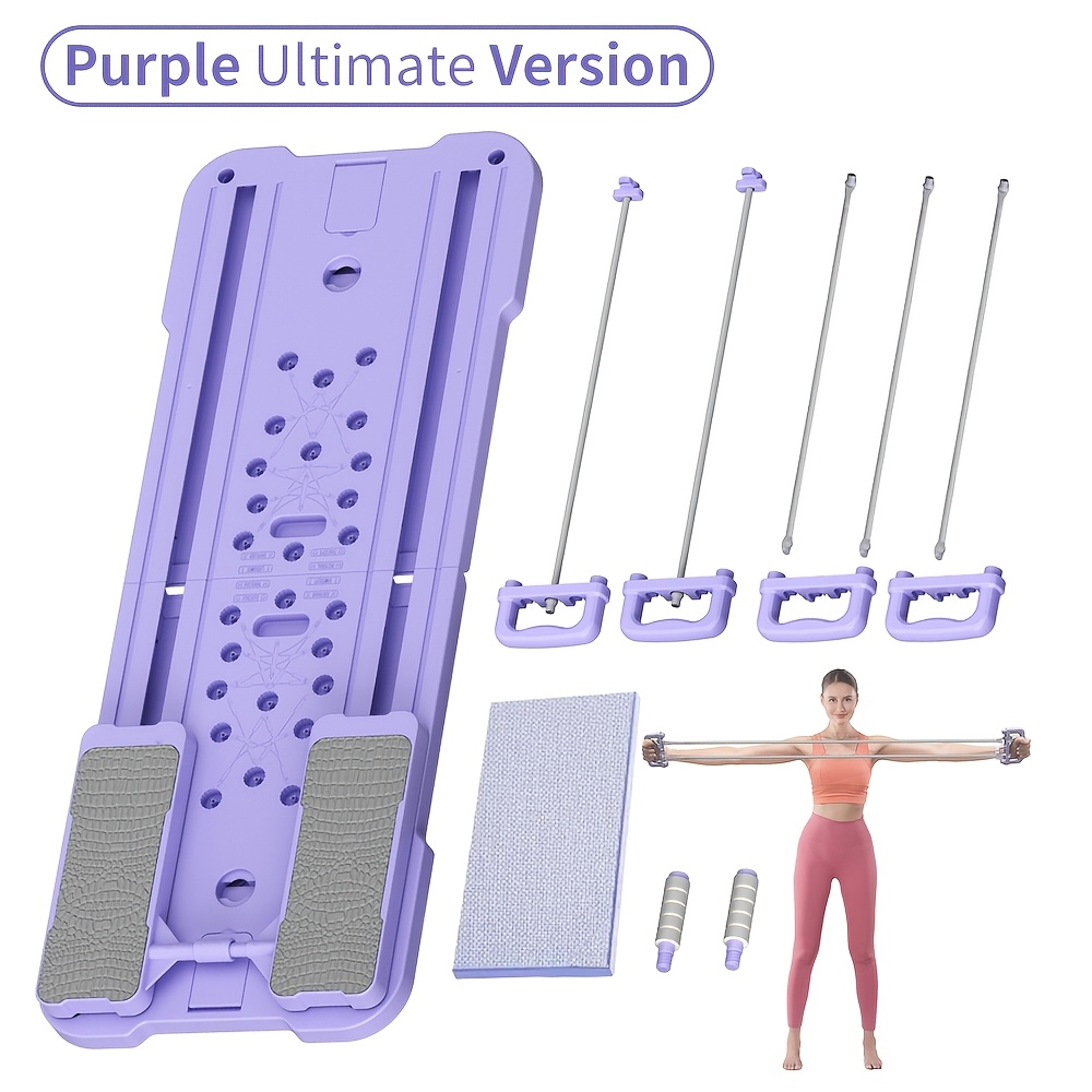 Foldable Ab Wheel & Push-Up Workout Machine for Full Body Core Training, Muscle Toning & Home Gym Fitness | Portable Pilates Reformer Board 9-in-1 - product image 8
