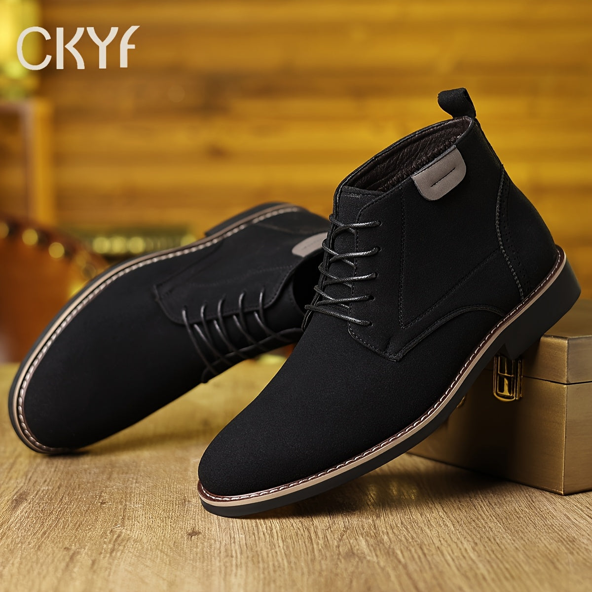 15008 British Style Frosted Short Boots - product image 8