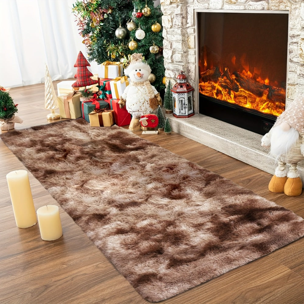 Tie-Dye Shaggy Fluffy Area Rug Non-Slip Machine Washable – Soft Plush Fuzzy Carpet for Bedroom, Living Room, Hallway & Dorm – 6 Colors, 4 Sizes: 2x6, 3x5, 6x9, 8x10 Ft - product image 33