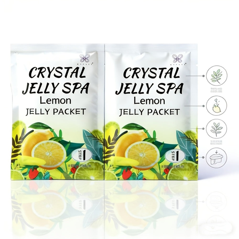 Foot Soak for Dry Cracked Feet Jelly Spa Bubble Bath Salt — Moisturizing Exfoliating Foot Care Treatment, Honey Lavender Lemon & Rose Scents, Relaxing At-Home Pedicure Spa Gift for - product image 7
