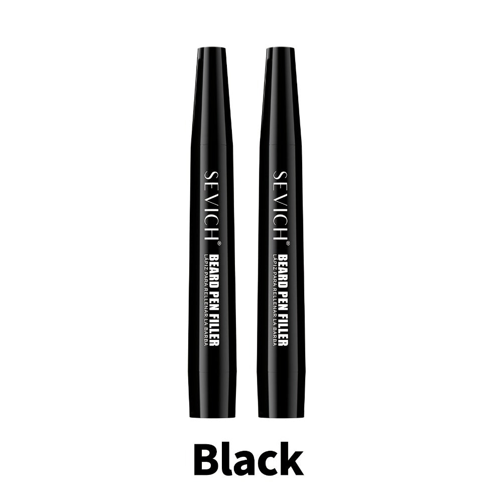Beard Filler Pencil with Brush — Waterproof Long-Lasting Beard Pencil for Fuller Thicker Beard | Fills Sparse Patchy Beard & Mustache | Men's Grooming Tool | Black & Dark Brown | 1 - product image 5