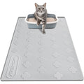 Cat Litter Mat XXL Silicone 34x22 Inch – 3-in-1 Waterproof Non-Slip Litter Trapping Mat with Raised Edges Hassle-free Clean Foldable Pet Feeding Floor Protector - product image