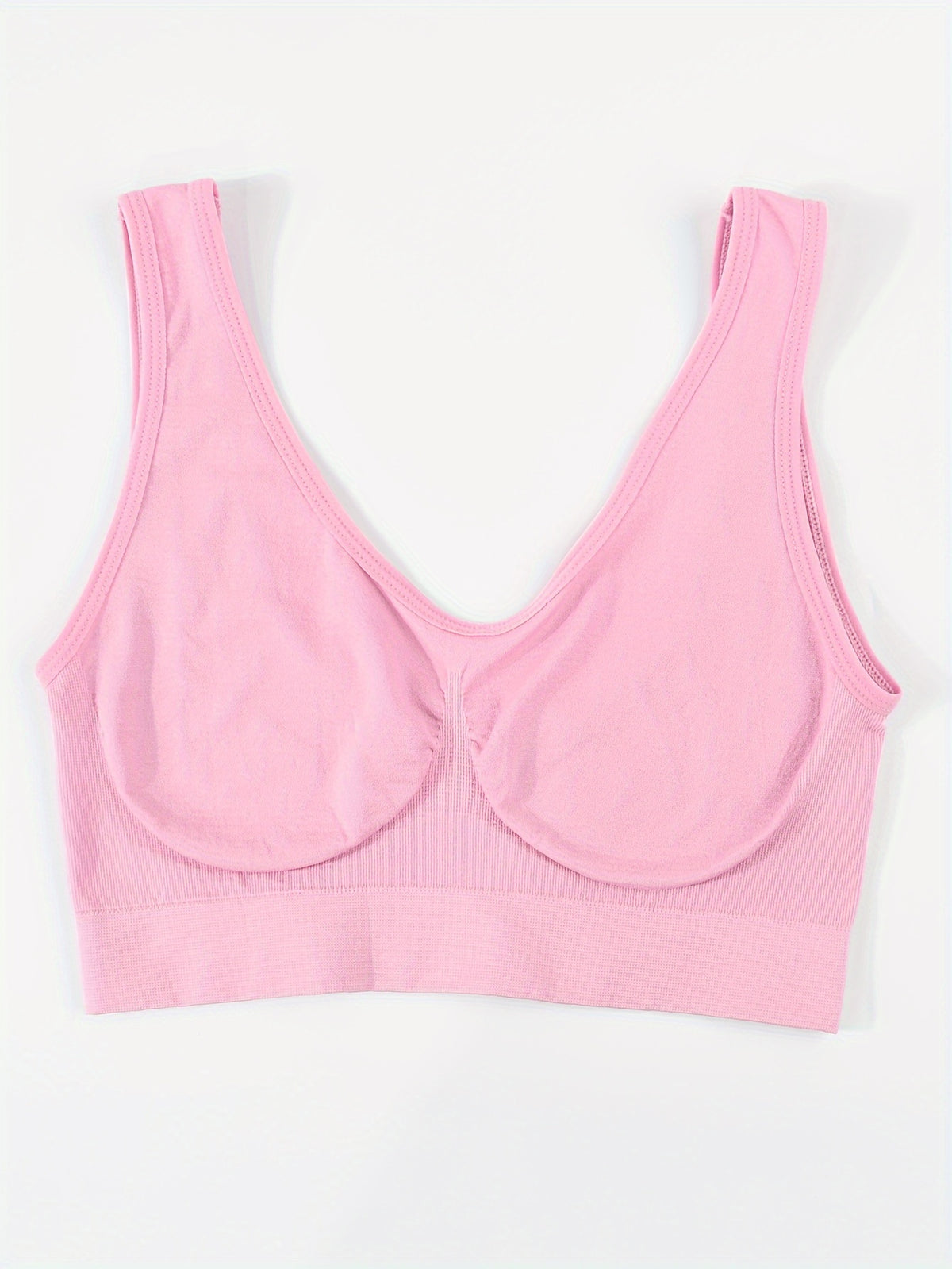 7pcs Women's Seamless Sports Bra, Comfortable and Breathable Running Exercise Vest Bra, Women's Underwear - product image 8
