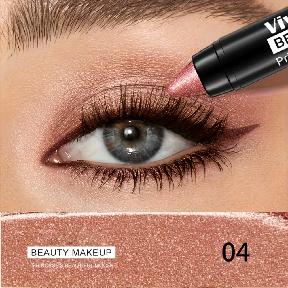 Eyeshadow Sticks 7-Piece Set Pop Color Matte — Easy Apply Smoky Eye Makeup Pencils with Eyebrow Pencil, Long-Lasting Vibrant Pigmented Eye Kit for Party Festival Daily Makeup Women - product image 7