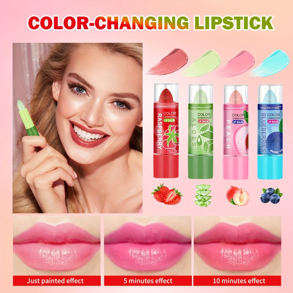 Color Changing Lipstick Set 8 Pcs – pH-Reactive Mood Lip Color, 12-Hour Long-Lasting Wear, Moisturizing Anti-Transfer Formula, Personalized Shades Lip Gift Set for Women & Teen Gir - product image 4