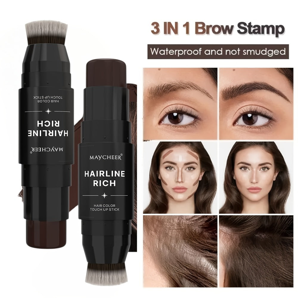 Root Touch-Up Hair Color Pen with Brush Applicator | Waterproof Instant Gray & White Hair Coverage | Plant Squalane Nourishing Formula | Seamless Blend No Smudge | 3 Shades for Men - product image 10