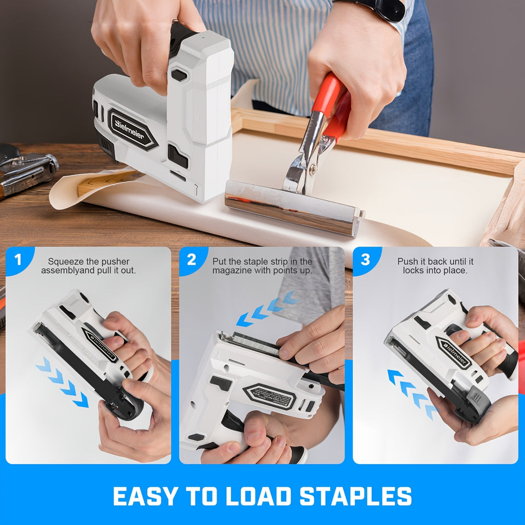 Bielmeier 20V/4V Cordless 2-in-1 Stapler/Nailer, Brad Nailer Without Compressor and Cord, Lightweight Design, with Safety Striker Guard, Battery&Charger - product image 20