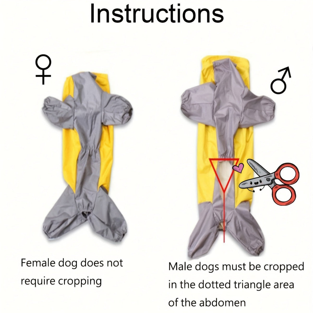 Dog Raincoat Full Body Waterproof | Blue Polyester Rain Jacket with Hood & Footies for Small Medium Large Dogs, Hassle-free Hook-and-Loop Closure, All-Breed - product image 2