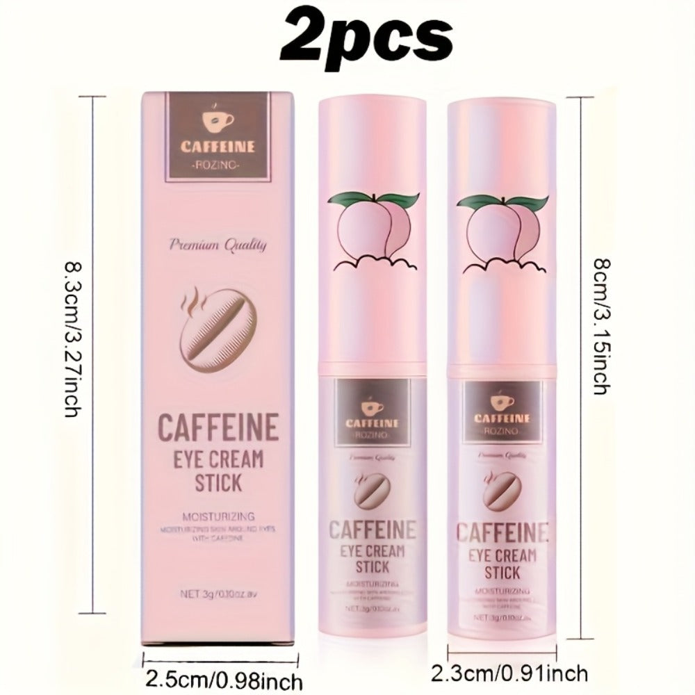 Eye Cream Firming Anti-Aging 2pcs with Caffeine & Ceramide NP — Reduces Dark Circles Puffiness Fine Lines Crow's Feet Lifted Refreshed Under-Eye Look Daily Skincare - product image 3