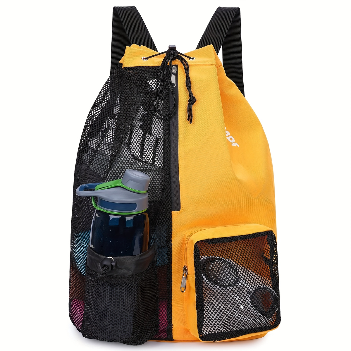 Quick-Dry Sports Backpack with Wet Pocket for Swimming, Gym & Beach, Lightweight Travel Bag for Women & Men, Adjustable Drawstring, 8 Colors – Mesh Drawstring Swim Bag