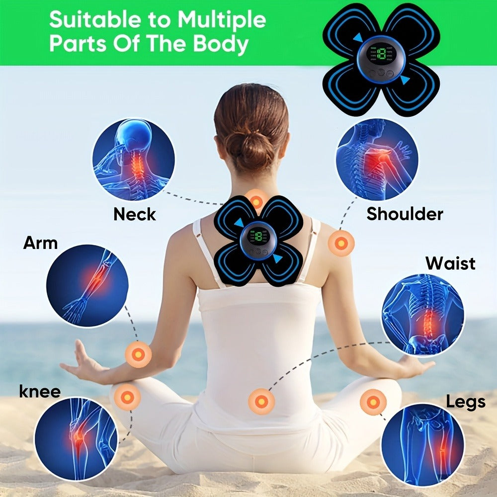 EMS Muscle Stimulator Massager Patch – Full Body Electric Massage Device with 8 Modes & 19 Intensity Levels for Shoulder, Arm, Leg, Waist & Cervical Spine Pain Relief - product image 4