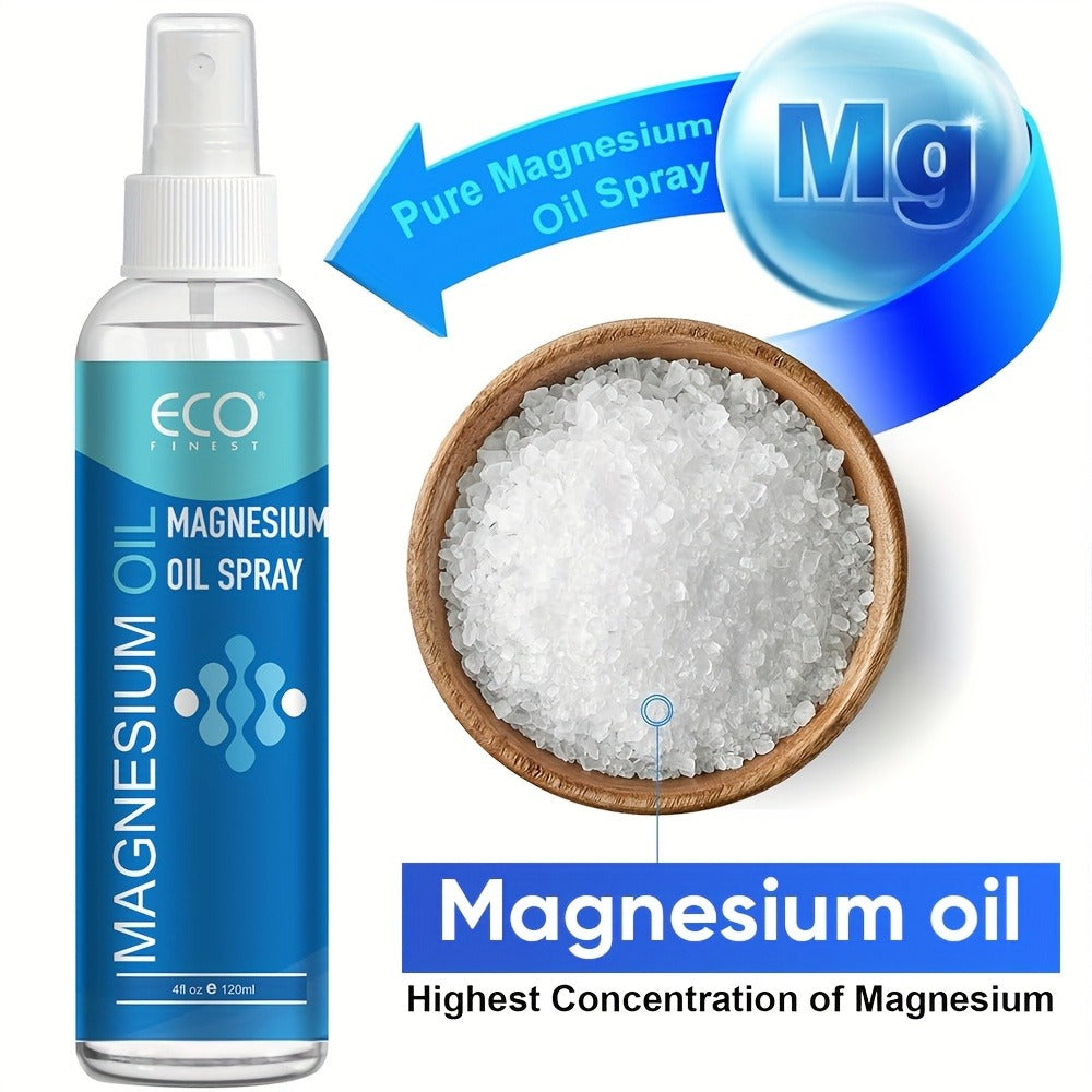 Magnesium Oil Spray for Muscle Relief & Sleep Support — Pure Transdermal Magnesium Chloride Body Spray for Leg Cramps, Restless Legs, Stress Relief & Skin Hydration | Women & Men - product image 8