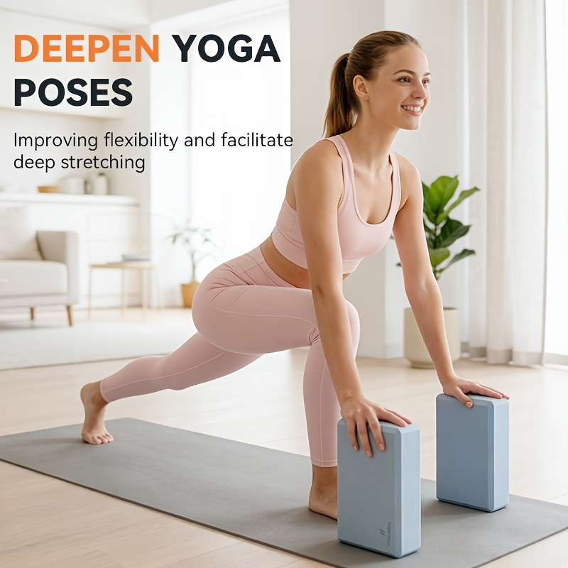 EVA High-Density Non-Slip Mats for Pilates, Stretching, Meditation & Home Fitness Workouts, Lightweight & Portable | Foam Yoga Mat Set 2-Pack - product image 13