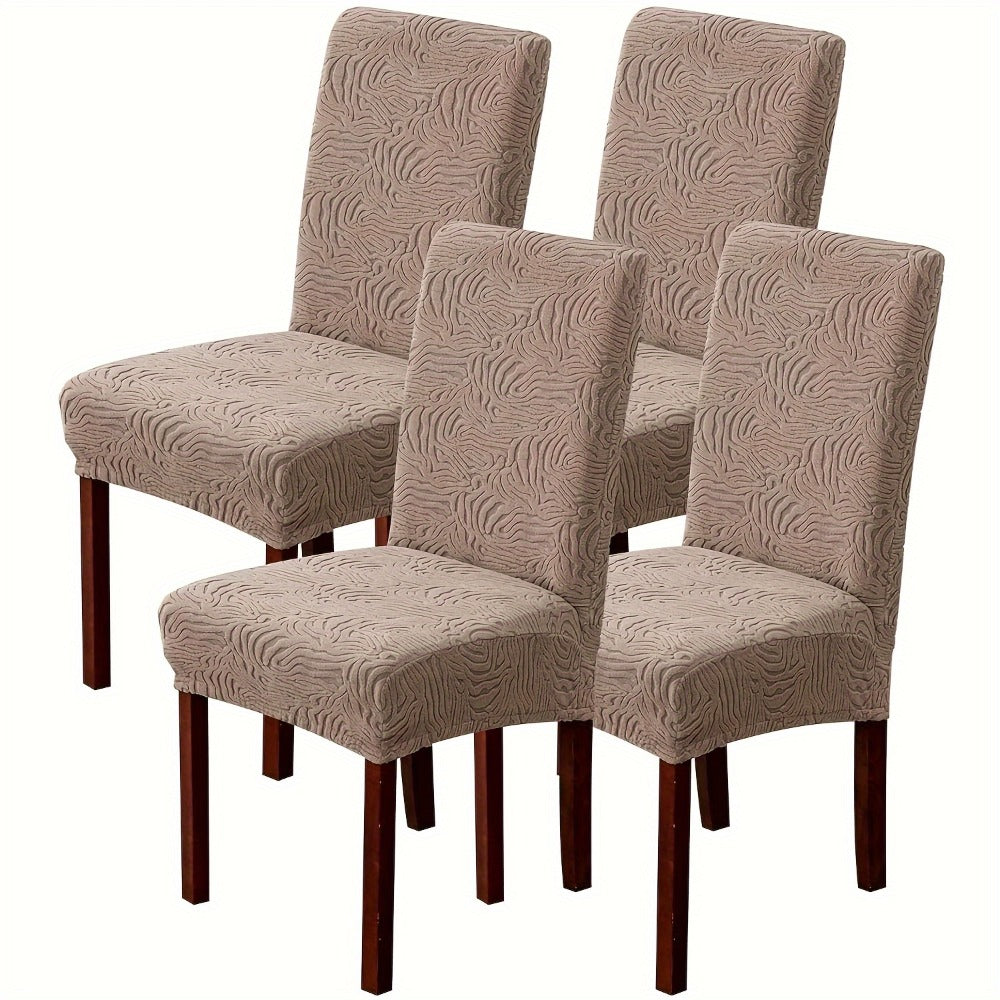 Dining Chair Covers Stretch Jacquard Slipcovers Removable Washable Chair Protector for Kitchen Hotel Restaurant Set of 4 or 6 - product image 22