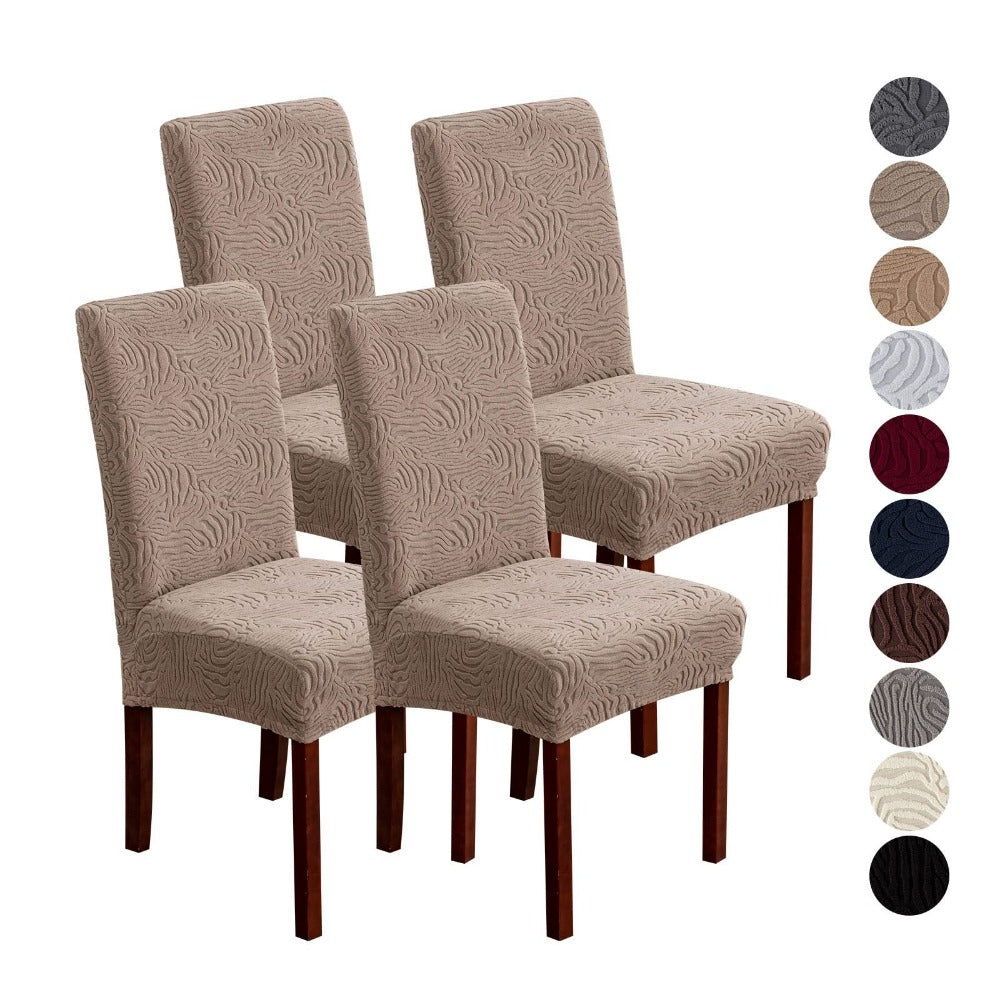 Dining Chair Covers Stretch Jacquard Slipcovers Removable Washable Chair Protector for Kitchen Hotel Restaurant Set of 4 or 6 - product image 30