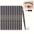 Microblading Brow Pencil 12-Pack Double-Hea1ded Automatic Waterproof Eyebrow Pencil with Spoolie Brush | Hair-Stroke Precision Tip | 4 Shades | Long-Lasting Natural Brow - product image 11